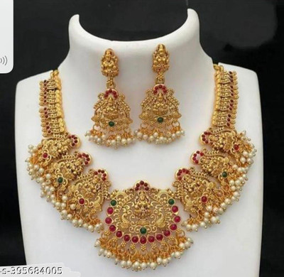SUNDHA CREATION Alloy Gold-plated Multicolor Jewellery Set(Pack of 1)