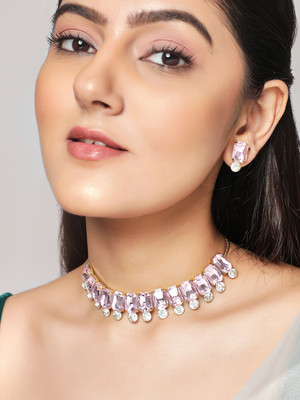 RUBANS Alloy Gold-plated Gold Jewellery Set(Pack of 1)