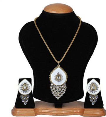 Darsha Collections Alloy Gold-plated Multicolor Jewellery Set(Pack of 1)