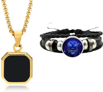 Elanora Jewels Alloy Sterling Silver Gold Jewellery Set(Pack of 2)