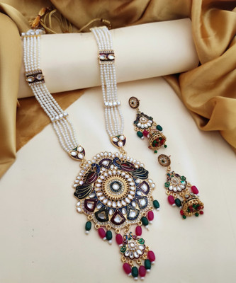 Heeva Alloy Multicolor Jewellery Set(Pack of 1)