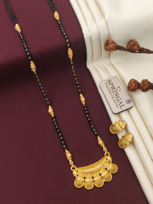 Springal Brass, Copper, Alloy Gold-plated, Brass, Copper Gold, Multicolor Jewellery Set(Pack of 1)