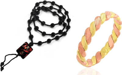 KINGSTYLEIMPEX Dori, Alloy Black, Gold Jewellery Set(Pack of 1)