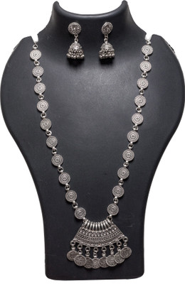 SUZEN Oxidised Silver Silver Jewellery Set(Pack of 1)