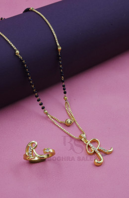 BOGHRA SALES Brass, Metal, Alloy Gold-plated Gold Jewellery Set(Pack of 1)