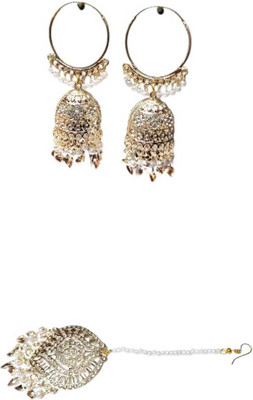 Newlookeshop Metal White Jewellery Set(Pack of 1)