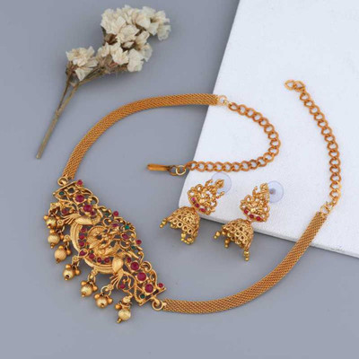 ANOUK Alloy Gold-plated Gold Jewellery Set(Pack of 3)