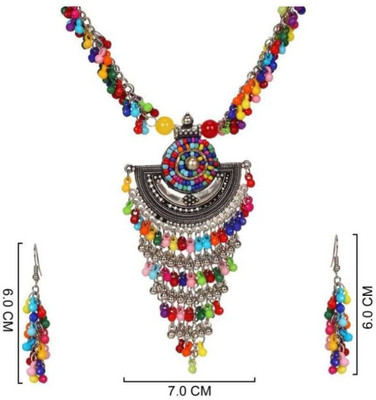 Opus Gems Alloy Multicolor Jewellery Set(Pack of 1)