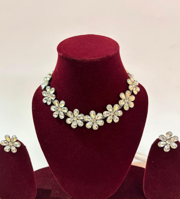 Mishti Jewels Alloy White Jewellery Set(Pack of 1)