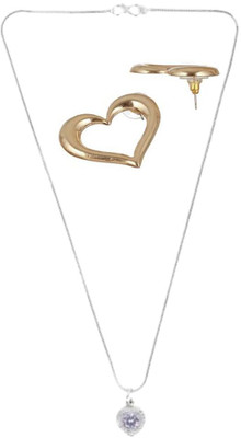 SKG Fashions Stone Blue, Gold Jewellery Set(Pack of 1)