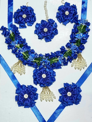 HANDEZZ Alloy Blue Jewellery Set(Pack of 1)