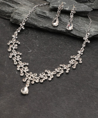 SOHI Alloy Silver Jewellery Set(Pack of 1)