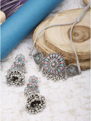 Lathar Alloy Multicolor Jewellery Set(Pack of 1)