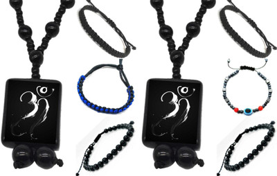 KINGSTYLEIMPEX Dori Black Jewellery Set(Pack of 2)