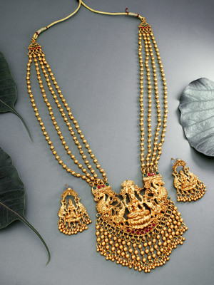 Vermont Brass, Copper Gold-plated Multicolor Jewellery Set(Pack of 1)