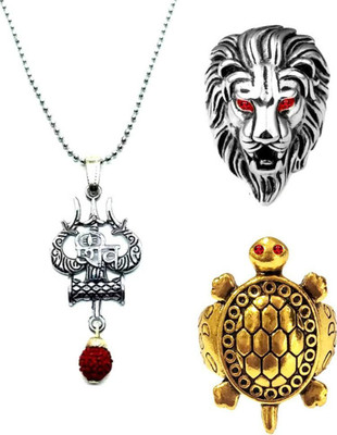 KINGSTYLEIMPEX Stainless Steel Rhodium Multicolor Jewellery Set(Pack of 3)