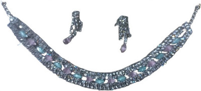 DG Dream Alloy White, Green, Pink Jewellery Set(Pack of 1)