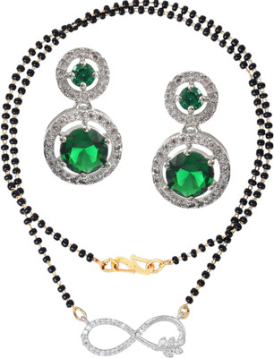 aklina Alloy Gold-plated Silver Jewellery Set(Pack of 1)