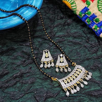 Velvet Jewelz Alloy Silver Jewellery Set(Pack of 1)