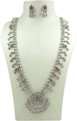 Swaroop Designer Alloy Silver Silver Jewellery Set(Pack of 1)