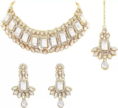 catalyst venture Alloy Gold-plated Gold, White, Silver Jewellery Set(Pack of 1)