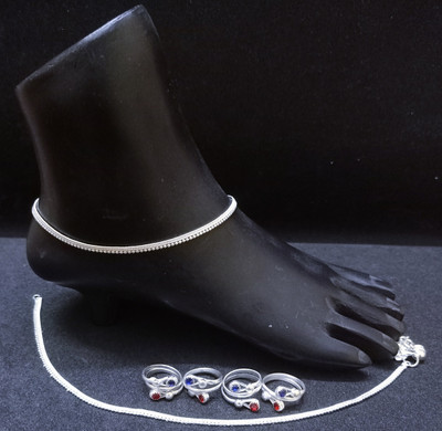 SONU SELECT Alloy Silver Jewellery Set(Pack of 1)