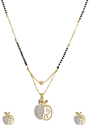 Gauri FashionHub Alloy Black Jewellery Set(Pack of 1)