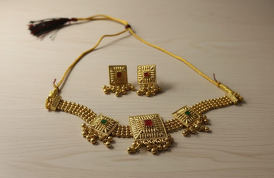 YASHIKATRENDS Alloy Gold-plated Gold Jewellery Set(Pack of 1)