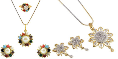 Velvet Jewelz Alloy Multicolor Jewellery Set(Pack of 2)