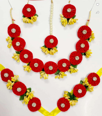 12SEASONS Fabric Multicolor Jewellery Set(Pack of 1)