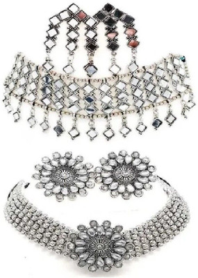 COSMODUST Oxidised Silver Silver Silver Jewellery Set(Pack of 1)