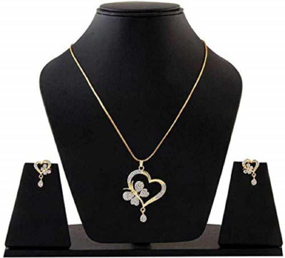 N P FASHION Alloy Gold-plated Multicolor Jewellery Set(Pack of 1)
