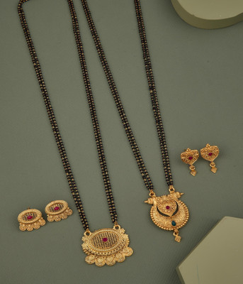 evashoppy Copper Gold-plated Gold Jewellery Set(Pack of 1)