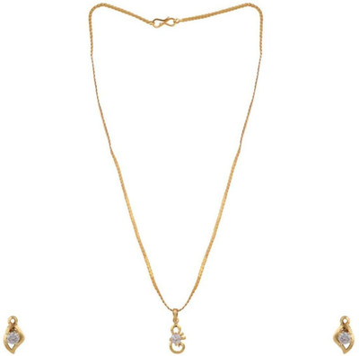Jewels Capital Brass Gold-plated Gold Jewellery Set(Pack of 1)
