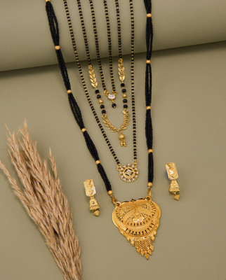 TheSanga Brass Gold-plated Gold Jewellery Set(Pack of 1)