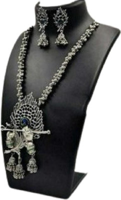 house of common Alloy Brass Silver Jewellery Set(Pack of 1)