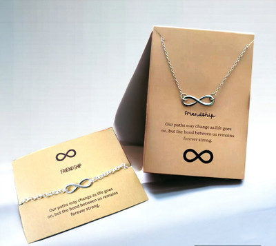 AVIRA ENTERPRISES Alloy Silver Silver Jewellery Set(Pack of 2)