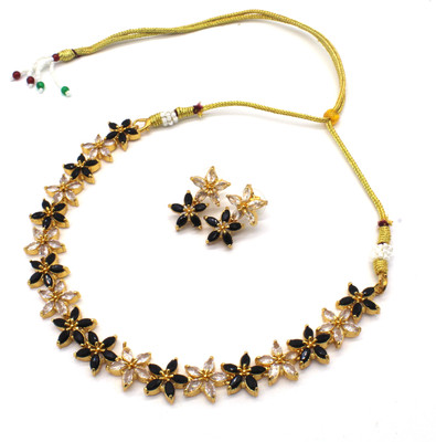 Uniquedezines Copper Silver Black Jewellery Set(Pack of 3)