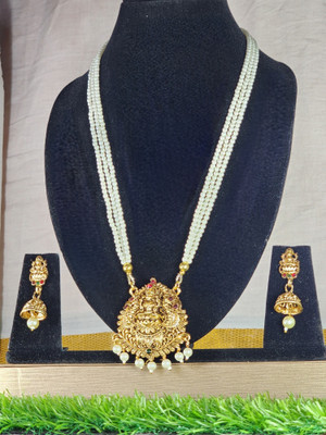SVB Brass White Jewellery Set(Pack of 1)