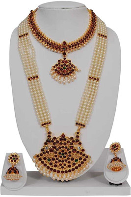rk gold covering Alloy Multicolor Jewellery Set(Pack of 1)
