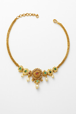 Harsha traders Copper Gold Jewellery Set(Pack of 1)