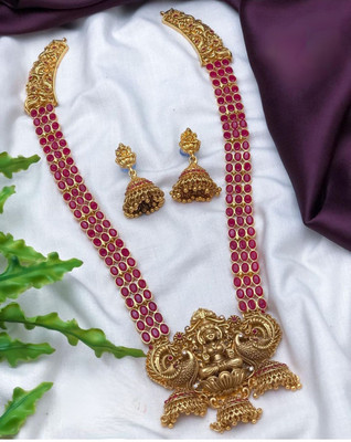 SUNDHA CREATION Copper Gold-plated Multicolor Jewellery Set(Pack of 1)