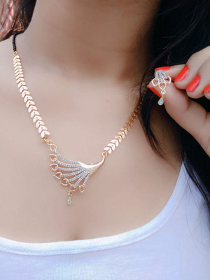 JETWAL Alloy Gold-plated Rose Gold, Silver Jewellery Set(Pack of 3)