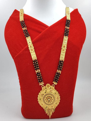 MADHURAM FASHION Brass Gold-plated Gold Jewellery Set(Pack of 1)