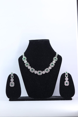 KAVISHA CREATION Alloy Green Jewellery Set(Pack of 1)