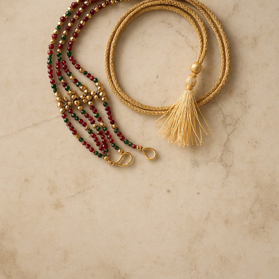 bhumi creation Alloy Gold-plated Gold Jewellery Set(Pack of 1)