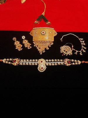 ramimitation Alloy Gold-plated Multicolor Jewellery Set(Pack of 3)
