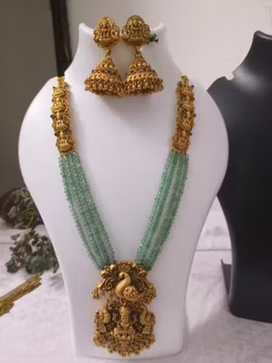 ROFARWORD Brass, Copper Gold-plated Gold Jewellery Set(Pack of 1)