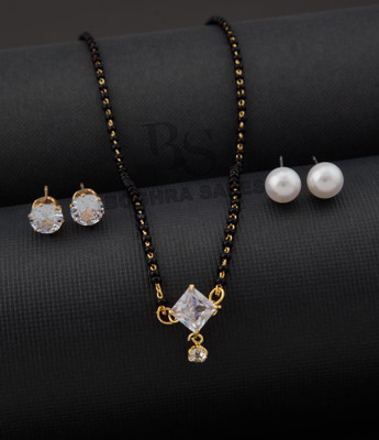 BOGHRA SALES Brass, Silver, Alloy Gold-plated, Silver, Rhodium Gold, Silver, White Jewellery Set(Pack of 1)