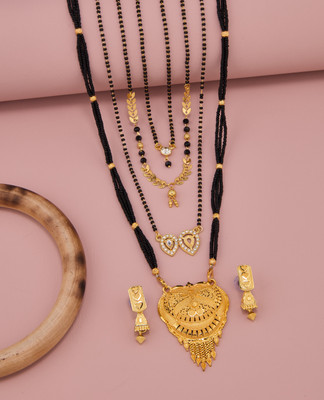 TheSanga Brass Gold-plated Gold Jewellery Set(Pack of 1)